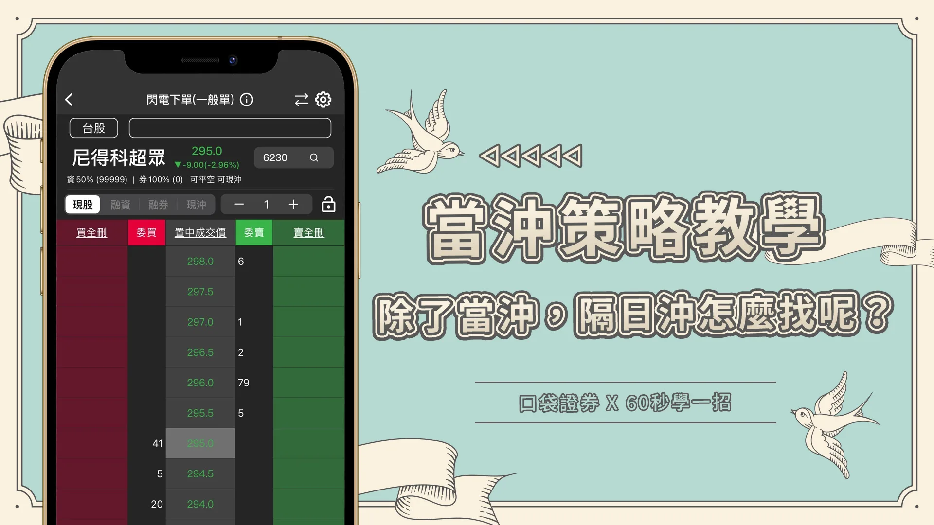 【60秒學一招】除了當沖,隔日沖怎麼找呢?