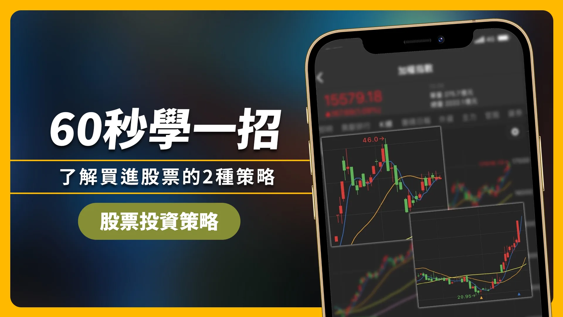 【60秒學一招】買進股票的2種方法-追突破、拉回買