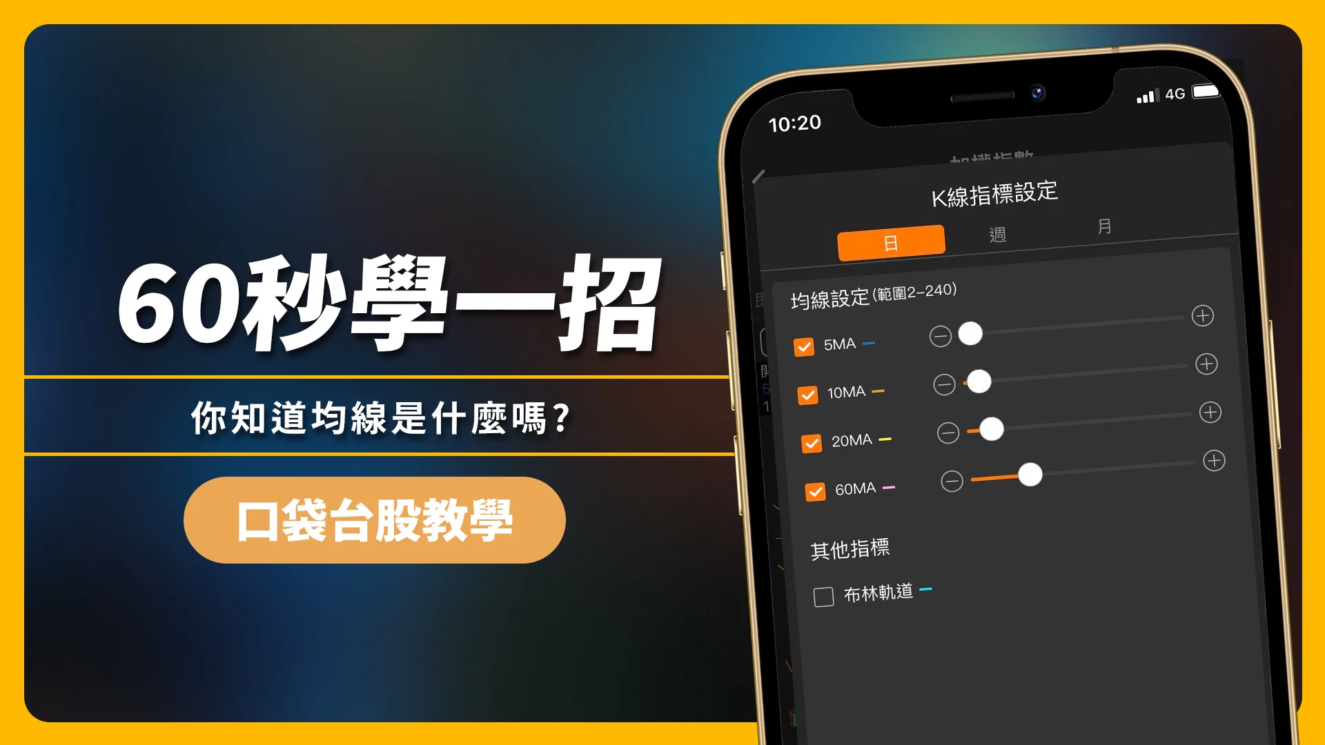 【口袋技術指標】你知道什麼是移動平均線嗎?