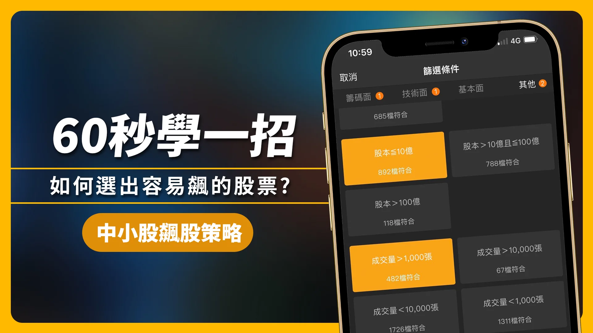 【選股】針對櫃買指數「中小飆股」選股策略