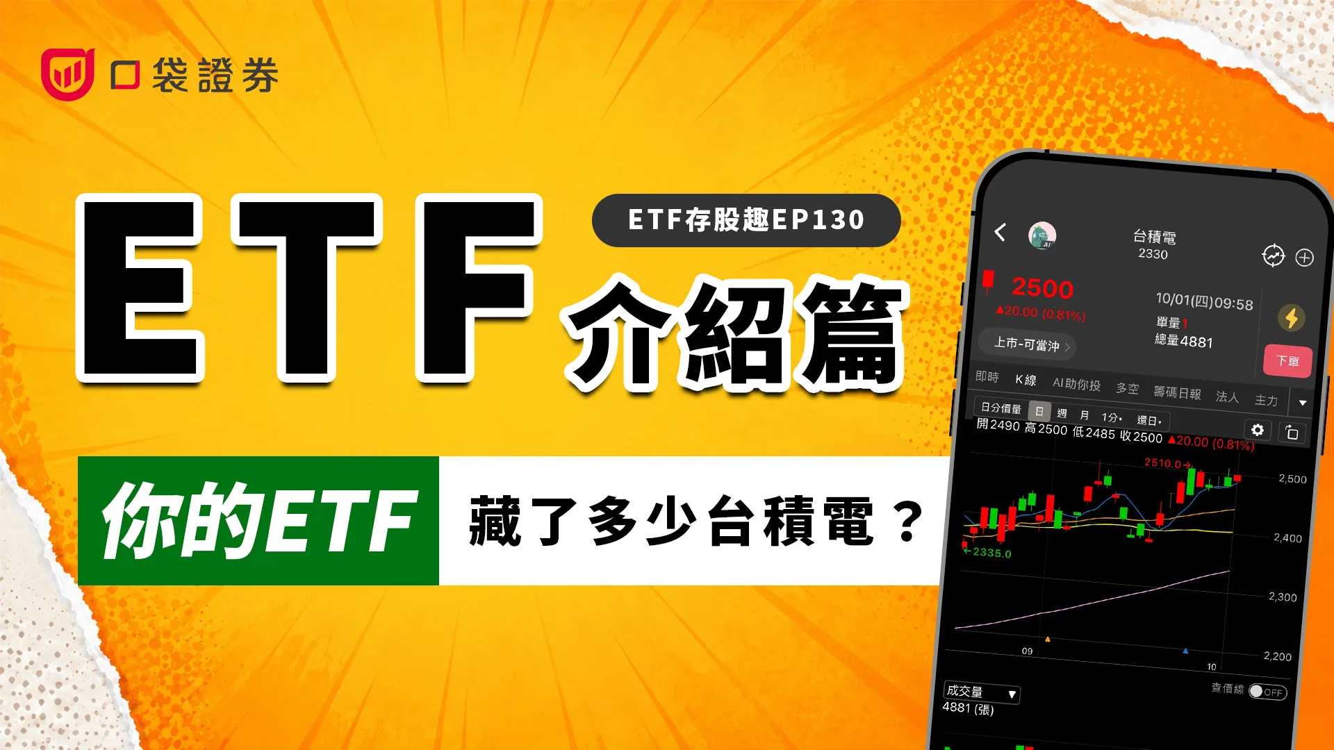 0050含積量不是最多？冠軍竟是這檔ETF！