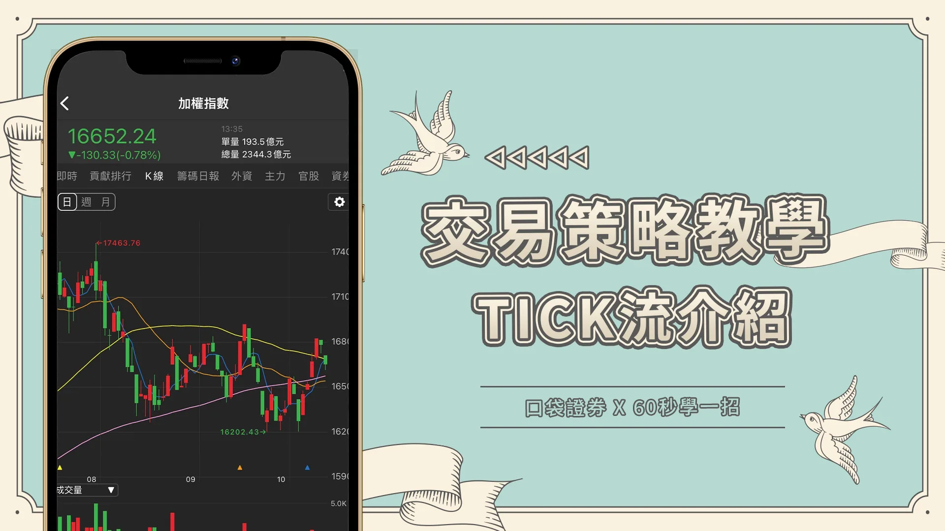 【60秒學一招】TICK流介紹