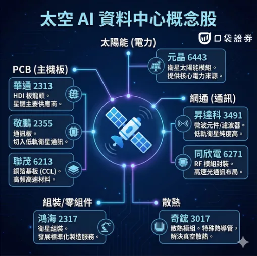 太空 AI 資料中心概念股